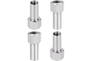 DEWOKI M2.5 * 6mm Long Wheel Nuts 4Pcs for TRX4M Defender Bronco K10 High Tail F150 1/18 RC Crawler Upgrade Parts