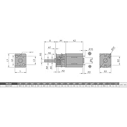 Fielect Mini Gear Motor DC 3V 750RPM Micro Gear