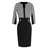 Adogirl Womens Business Work Party Cocktail Pencil Sheath Dress