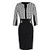 Adogirl Womens Business Work Party Cocktail Pencil Sheath Dress