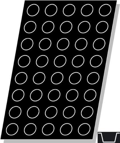 Flexipan, Mini-Muffin 1.35 Oz, 1-5/8 Dia x 1-3/8 Deep, 40 Cavities by Demarle