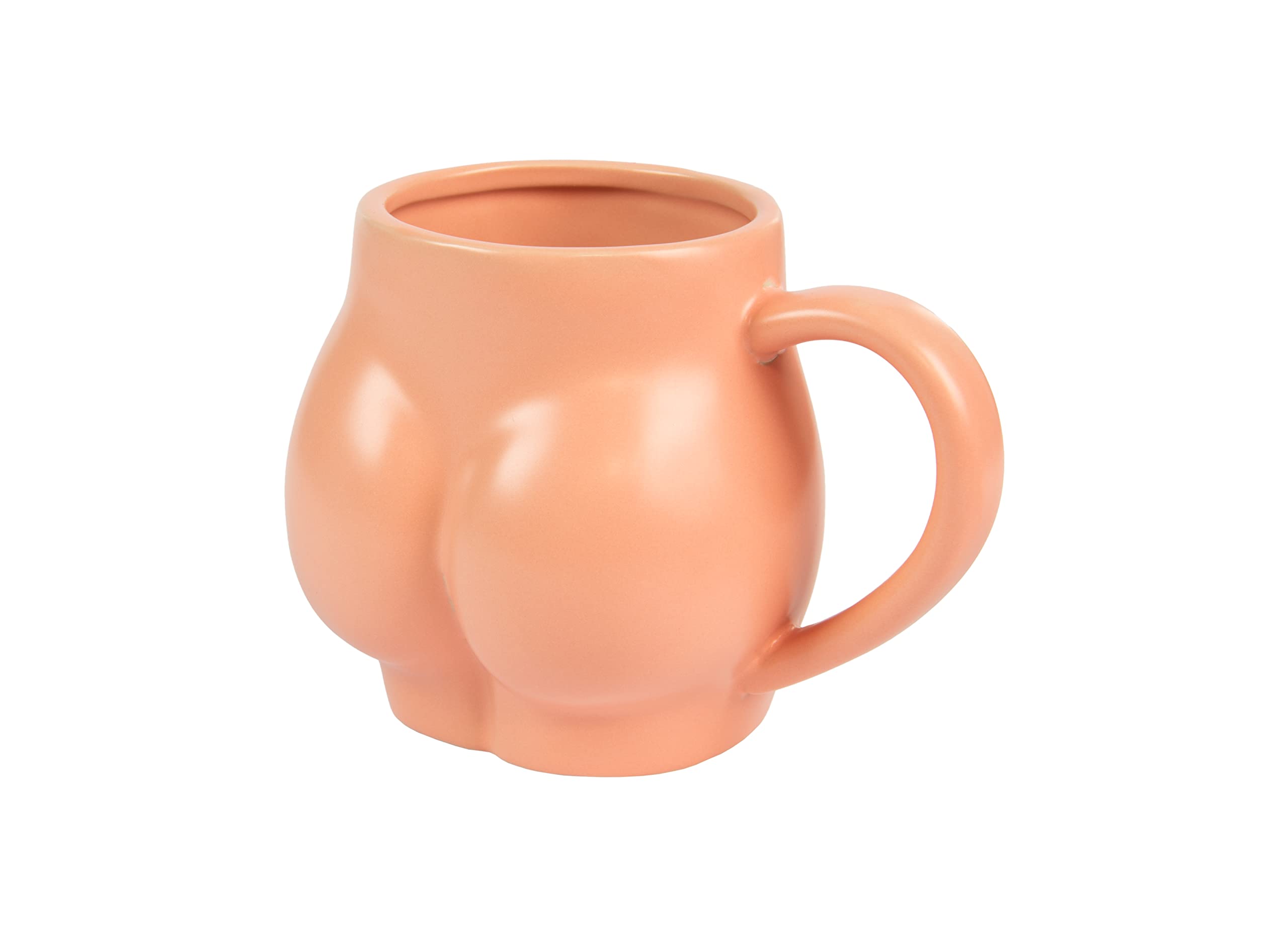 FISURA - Funny Body Shaped Mugs Original Mugs Capacity 320 ml 14 x 10.5 x 8 cm Material: Porcelain (Pink)