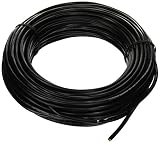 Southwire 49273643 100' 18/7 Multi-Conductor Sprinkler Wire for outdoor use, Black, 100 Ft