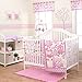 Dancing Owls Chevron Purple and Pink 4 Piece Crib Bedding Set by Belle