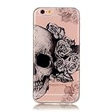iPhone 7 Case, Firefish iPhone 7 Case Clear TPU Durable Bendable Shock Absorption Bumper Anti-Slip Scratch Resistant Case for Apple iPhone 7 - Flower
