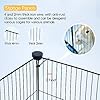 CHEGRON Guinea Pig Cages 8 Sq Ft Expandable C&C Cage Habitats For 2 Small Animal Pet Playpen Metal Grids Indoor Rabbit Fence Hedgehog Cage With PVC Bottom, 48 X 24 X 15.7