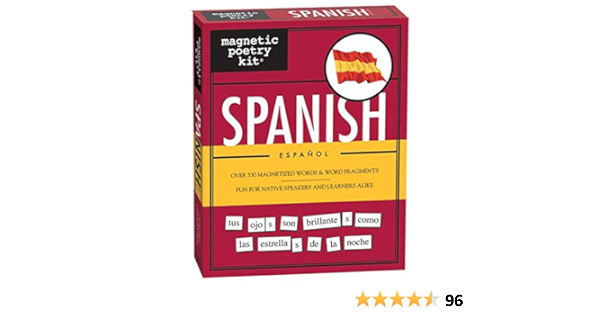 Set de poesía de imanes para Nevera españoles - Poesía de ...