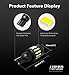 LUYED 2 X 360 Lumens Super Bright 3014 30-EX Chipsets With Lens W5W 194 168 2825 Led Bulbs with Projector,Xenon White