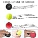 Homidic Reflex Boxing Ball, 3 Difficulty Level Reaction Balls with Sweatband for improving Speed, Hand Eye Coordination and Punching Accuracy fit Adult Kids Women