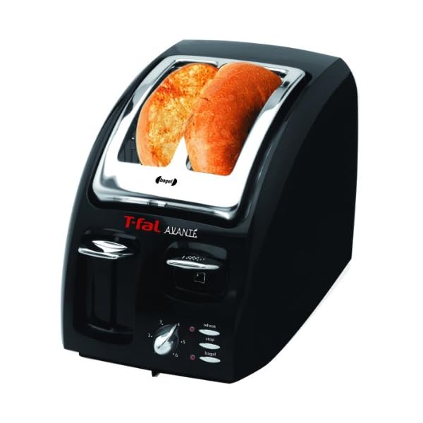 Tfal 874600 Classic Avante 2Slice Toaster with Bagel Function, Black The Home Kitchen Store