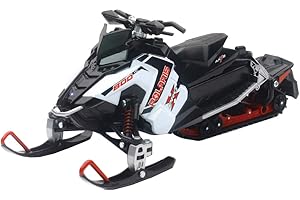 NEW-RAY New Ray 57783 "Polaris 800 Switchback Model Snowmobile White, 1/16 Scale Model