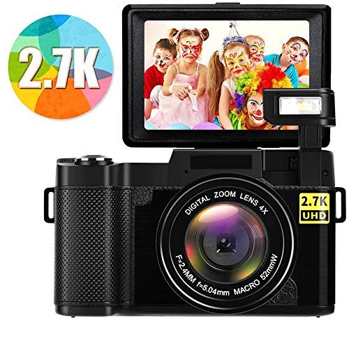 Digital Cameras Digital Camera 2.7k 24MP Ultra HD Vlogging Cameras