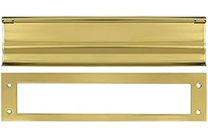 Deltana MS0030U3 HD 3-1/16-Inch x 13-Inch Solid Brass Mail Slot
