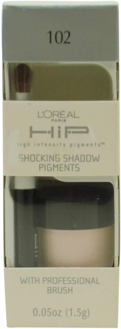 2 Pack L'oreal Paris Hip Studio Secrets Professional Shocking Shadow Pigments, 0.05 Ounce-102 Exciting