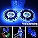 License plate frameX 2pcs LED Car Cup Holder Lights for Nissan, 7 Colors Changing USB Charging Mat Luminescent Cup Pad, Nissan LED Interior Atmosphere Lamp Accessories