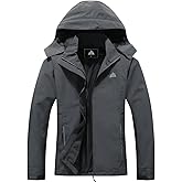 MOERDENG Women's Waterproof Rain Jacket Lightweight Raincoat Hooded Hiking Jacket Softshell Windbreaker