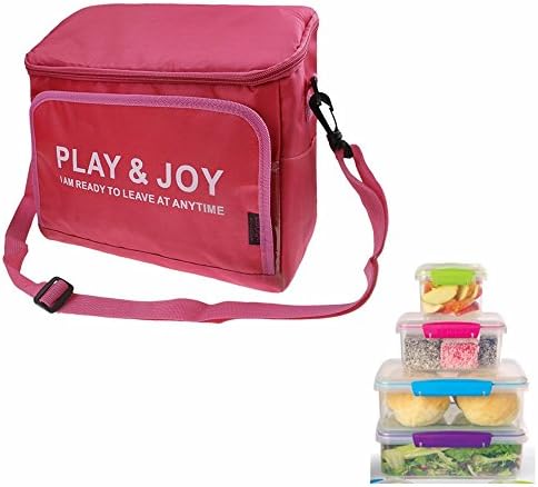 Aystuff s Extra-thick Car Organizer Bag Car Seat Back Organizer,Multi-Pocket Travel Storage Bag Large Foldable Cooler for Camping, Traveling, Outdoor Activities, Hiking ( Red)