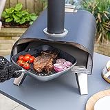 Zanussi ZPO1BPC Outdoor 12 Inch Wood Pellet Pizza Oven with Paddle Cover view 12