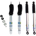 Bilstein 5100 Series Set of Front & Rear Shocks fits 1999 2006 Silverado Sierra 1500 4WD with 2" Lift | Includes TrendsAuto Decal | 24-186643 24-191203