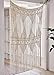 Flber Macrame Curtain For windows doorways Large macrame Wall Hanging Wedding Boho Wall Decor, 50