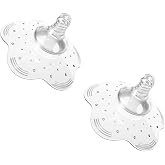 Finever Nipple Shield Premium Contact Nippleshield for Breastfeeding with Latch Difficulties or Flat or Inverted Nipples Non-Toxic