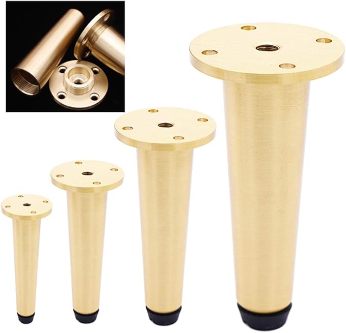 Furniture legs Adjustable Pure Brass Foot Dining Table TV