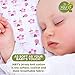 M&Y Fitted Crib Sheets Girl (3-Pack, 52x28x9in, Pink), 100% Jersey Knit Cotton Organic, Fits Standard Crib Mattresses, Super Soft and Safe for Baby