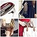 Women Coin Purse Shell Leather Coin Pouch Key Chain Small Makeup Bag (B)