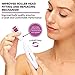Derma Roller Replacement Heads 0.25mm Microneedle Rollers For Face and Body 600 Titanium Needles .25mm Micro Needle Length Dermaroller Heads With Protective Covers (3 Pack Replacement heads Only)