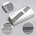 hooroor for Fitbit Ionic Bands Small and Large for Women Men, Fully Magnetic Closure Clasp Mesh Loop Milanese Stainless Steel Metal Band (Silver Large)