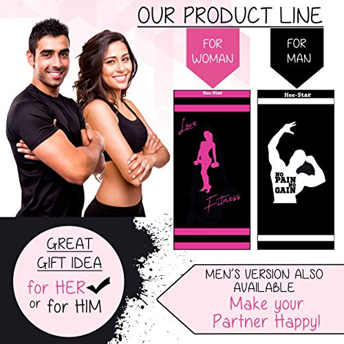 Hee-Star Sporthanddoek – Gym Towel Ideaal voor Fitness - Microvezel Handdoek Super Licht en Dun - Fitness Accessoires… - Image 7