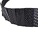 JASGOOD Wide Elastic Stretch Waist Belt Women's Adjustable Fashion Snake Pattern Dress Belt(Black,Suit Waist 25-28 Inch)