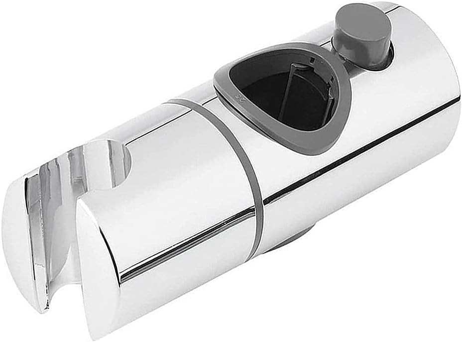 Nicoone ABS Chrome Hand Shower Holder Adjustable Slider Clamp for 19mm Round