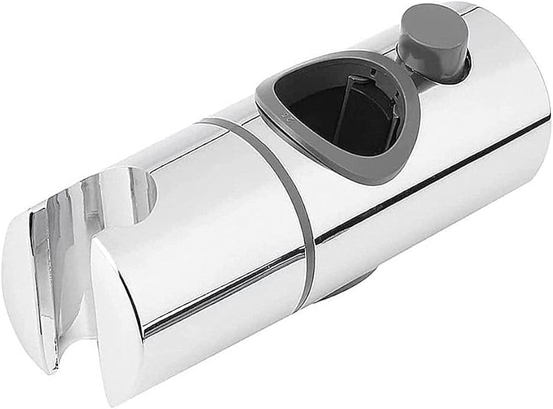 Nicoone ABS Chrome Hand Shower Holder Adjustable Slider Clamp for 19mm Round