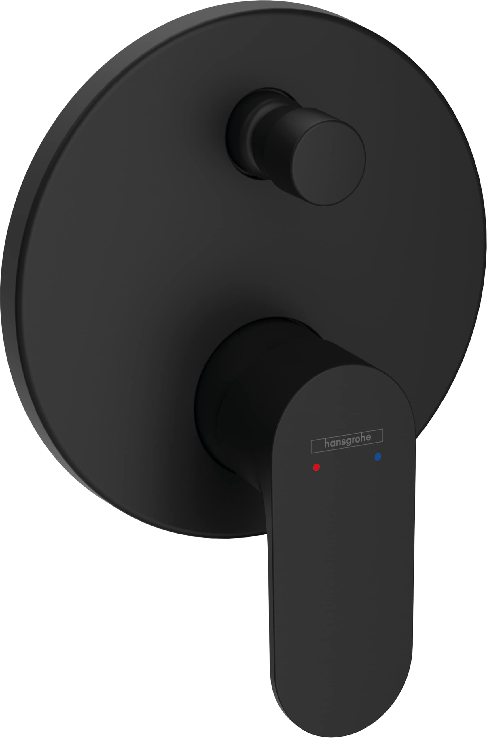 Hansgrohe Rebris S Single Lever Bath Mixer for Concealed Installation for iBox Universal, Matt Black, 72466670