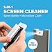 PhoneSoap Shine - 2 in 1 Cell Phone and Screen Cleaner with Attached Microfiber Cloth (5 Pack - 5 Colors)