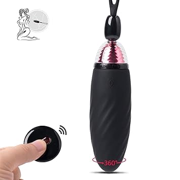 ZEMALIA Liebeskugeln mit Fernbedienung kabellos 10 Meter 360°Drehung vibro ei Sexspielzeug für Frauen Bullet Vibratoren für s