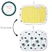 Kaydee Baby Organic Cotton Reversible Teething Chew Pads w/Organic Fleece Inner Lining for Baby Carriers for Girls and Boys - 2 Pack - Variety of Options Available (Flowers & Chevron)