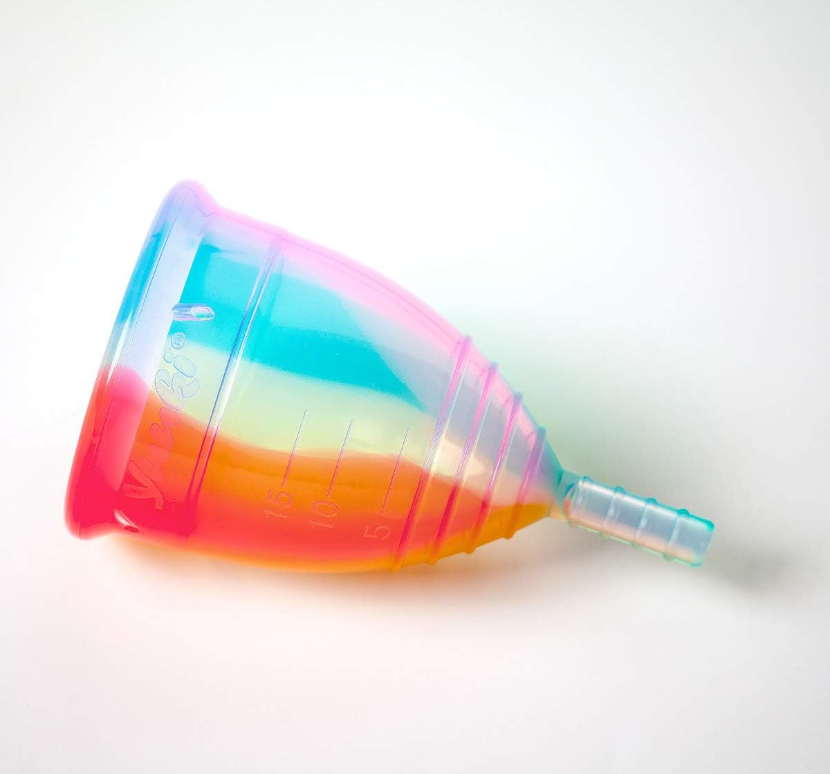 Yuuki Menstrual Cup - Rainbow Line Small Economic + Small Gift