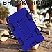 SKYLMW All-New Amazon Fire HD 8 (2016 6th Generation) Case,[Kickstand Feature],Shock-Absorption/High Impact Resistant Heavy Duty Armor Defender Case,Blue