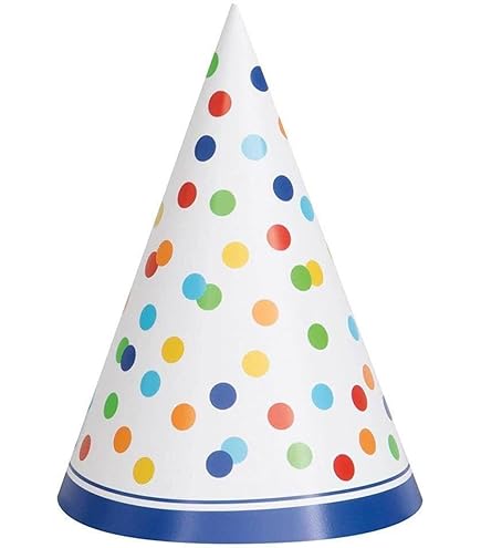 Assorted Color Party Hats, 8ct : Amazon.ca: Clothing, Shoes