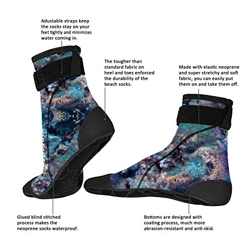 image for NeopSkin Neoprene Socks 3mm Beach Volleyball Sand Soccer Socks Water B