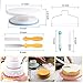 Cake Decorating Supplies Cake Decorating Set Cake Tray Stainless Steel Icing Tips Pastry Tools Suitable for Kids Birthday Party 118pcs