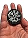 The Viking Vegvisir Rune – Glow in The Dark - Symbol of Protection During Journeys 2x2