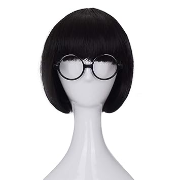 Amazon Com Morvally Short Straight Natural Black Bob Wig With