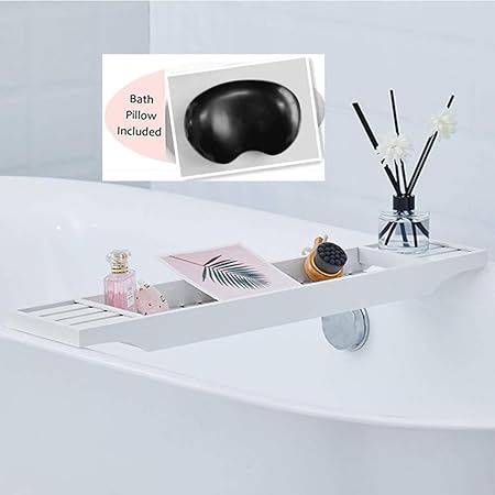 T5s6 Baignoire Baignoire Support Rack Multifonction Baignoire Table Conseil Baignoire Pont Blanc Color C Amazon Fr Bricolage