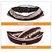 JOYELF Medium Dog Bed with Washable Removable Cover, Cute Pirate Ship Warming Cat Cuddle Bed, Plush Banana Calming Pet Bed for Puppy Dogs & Cats with Squeaker Toys as Gift