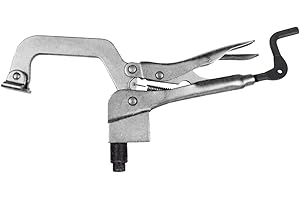 BuildPro Inserta Pliers, ∅5/8" Insert, 3" Throat Depth, 4" Opening, Table Mounted Clamp, Rear Crank Handle, for BuildPro Weld