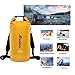 Dry Bag Pro-Waterproof Phone Dry Sack long adjustable Shoulder Strap,Perfect For Kayaking,Boating,Canoeing,Fishing,Rafting,Swimming,Camping,Snowboarding (Yellow, 10L)