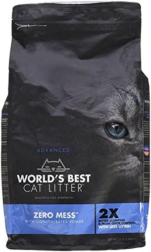 World's Best Zero Mess Advanced Cat Litter 12lb (Fast